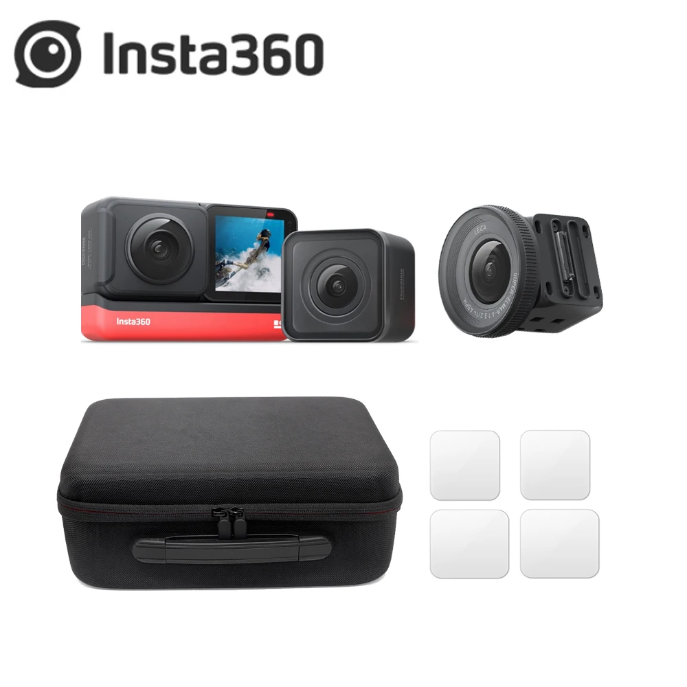 Спортивная Экшн камера Insta360 ONE R 5 7 K 360 lens Mod/4K широкоугольный/1 дюйм Leica