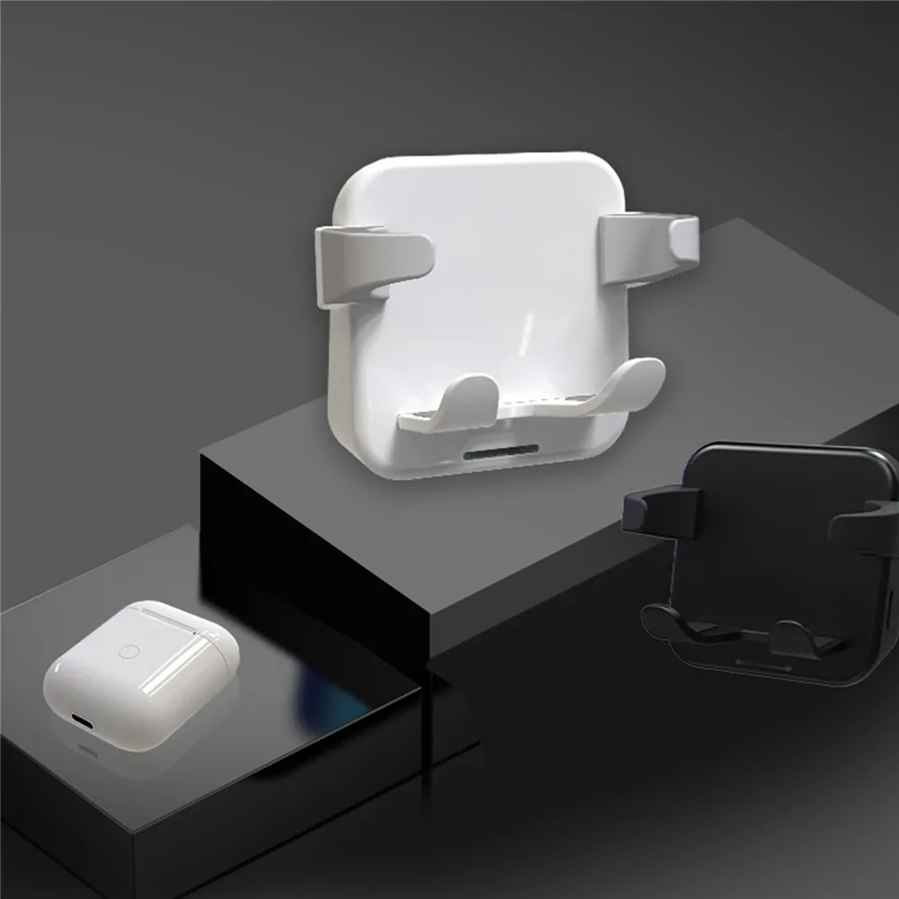 Bluetooth Earphone Car Wireless Charger with Micro USB Output for Airpods Bluetooth Wireless Earphone Charging Bracket Mount