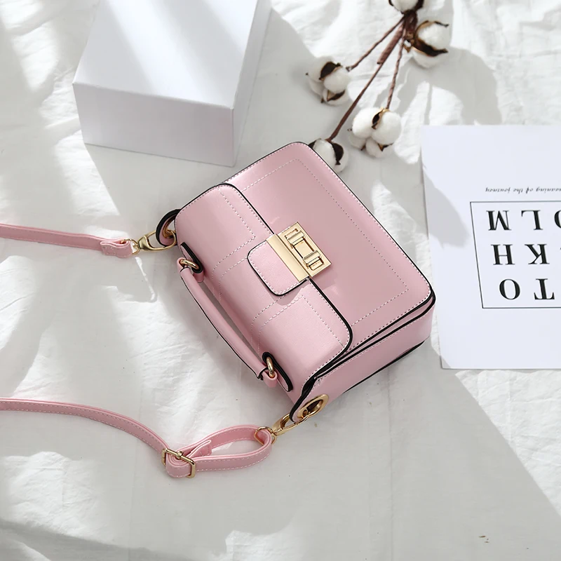 Модная женская сумка через плечо, роскошная Новинка, дизайнерские маленькие сумки через плечо из искусственной кожи, кошельки и сумки, дорожная сумочка - Цвет: pink