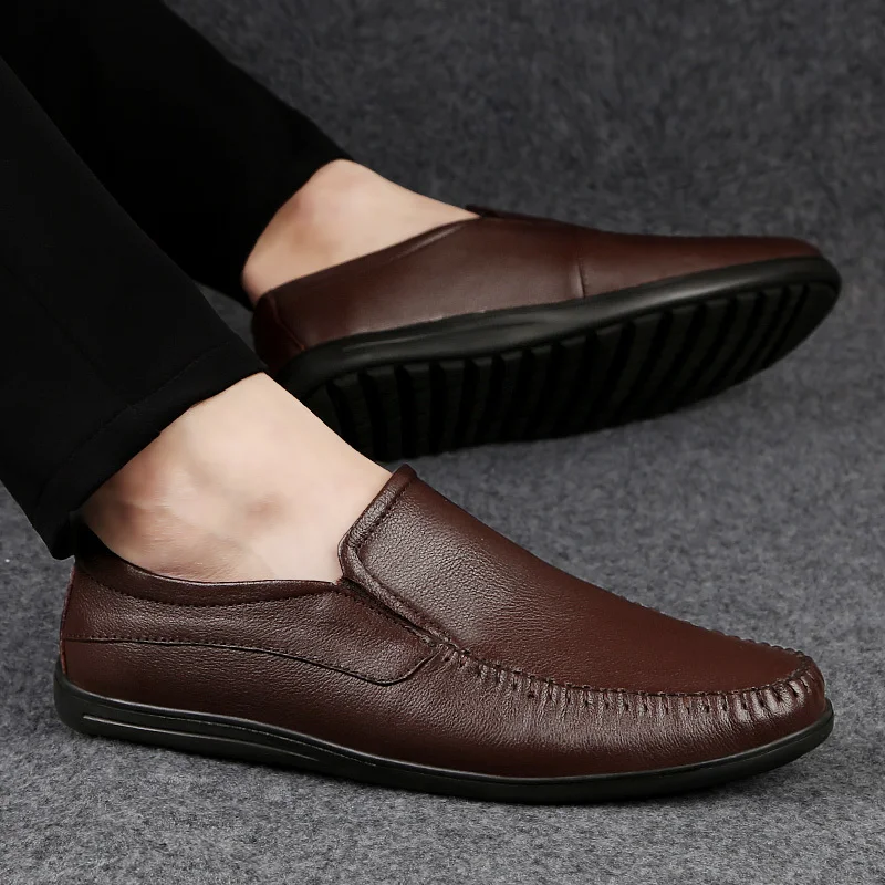 

Mens Shoes Men Designer Sneakers for Men Loafers Leather Genuine Leather Breathable Waterproof Luxury Shoes Men *90205