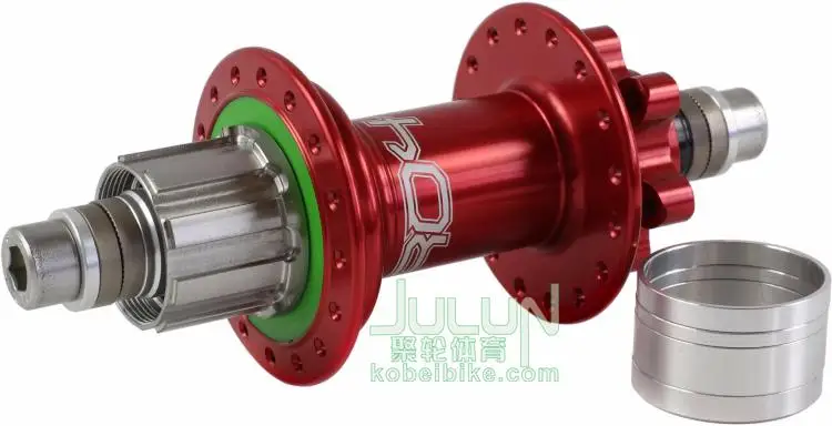 HOPE PRO 4 односкоростной Mtb BMX DJ 4X велосипедный дисковый тормоз 32 отверстия ступица 88T 135*10 мм 4 подшипника горный велосипед Задняя Ступица - Цвет: RED