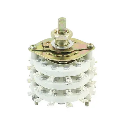 

3P6T 3 Pole 6 Throw Three Decks Band Channel Rotary Switch KCT3*6