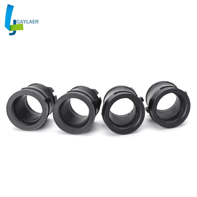 4PCS Carburetor Adapter Inlet Intake Rubber Manifold For Honda CB250 Hornet 1996-2008 CB 250 JADE250 CBR250 MC14 MC17