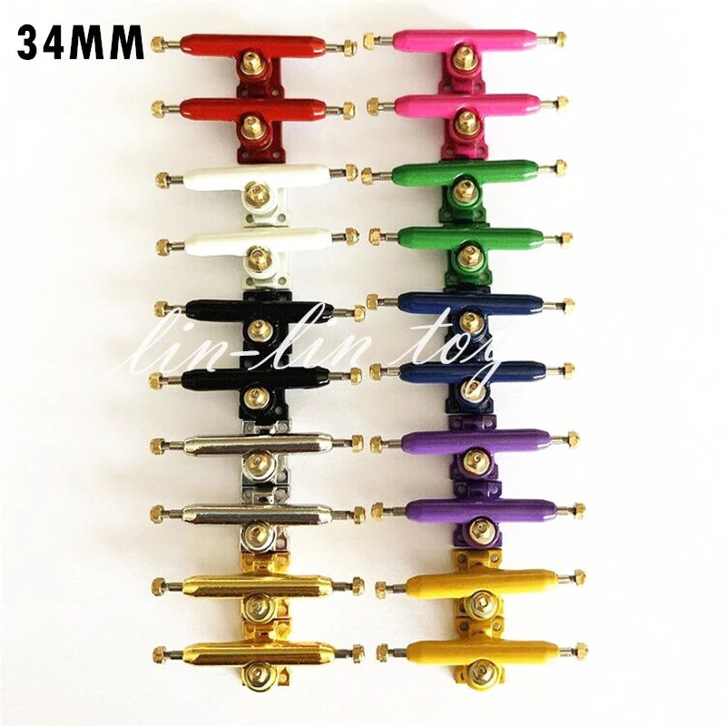 34MM Wholesale Custom Color Toy Alloy Finger Skateboard Parts Finger