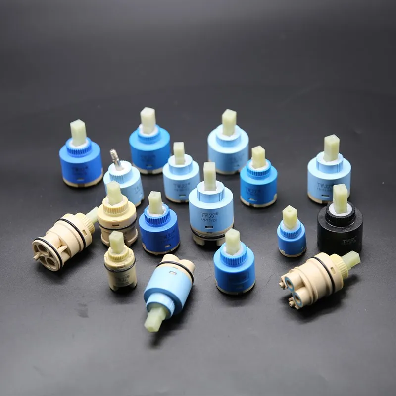 Ceramic Cartridge Tap Valve - 25/35/40mm Sizes, Large Flow, For Bathroom Faucets