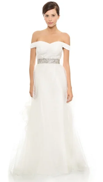 

free shipping casamento robe de mariage vestido de noiva longo crystal romantic wedding dress bride 2019 new fashion bridal gown
