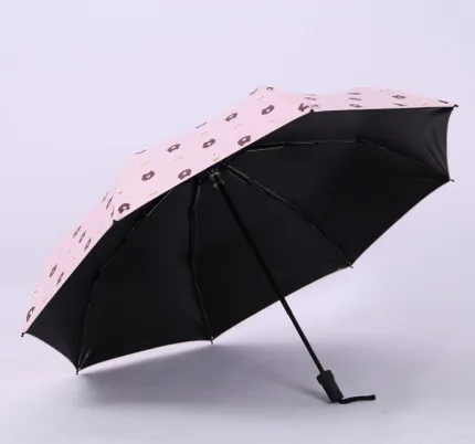 Umbrella A Супер солнцезащитный Солнечный складной зонт с фруктами высокого качества, летний Зонт с защитой от ветра и дождя, зонты QZH337 - Цвет: Umbrella A