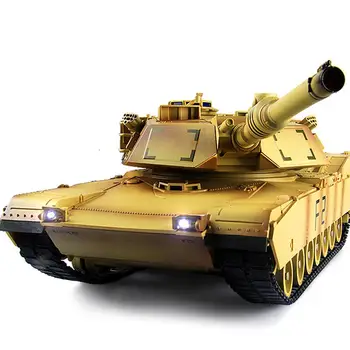 

RCtown 1:24 M1A2 Tank Toy Children Remote Control Car Model 2.4GHz Kids Early Eductional Parent-child Interactive Puzzle #X0710