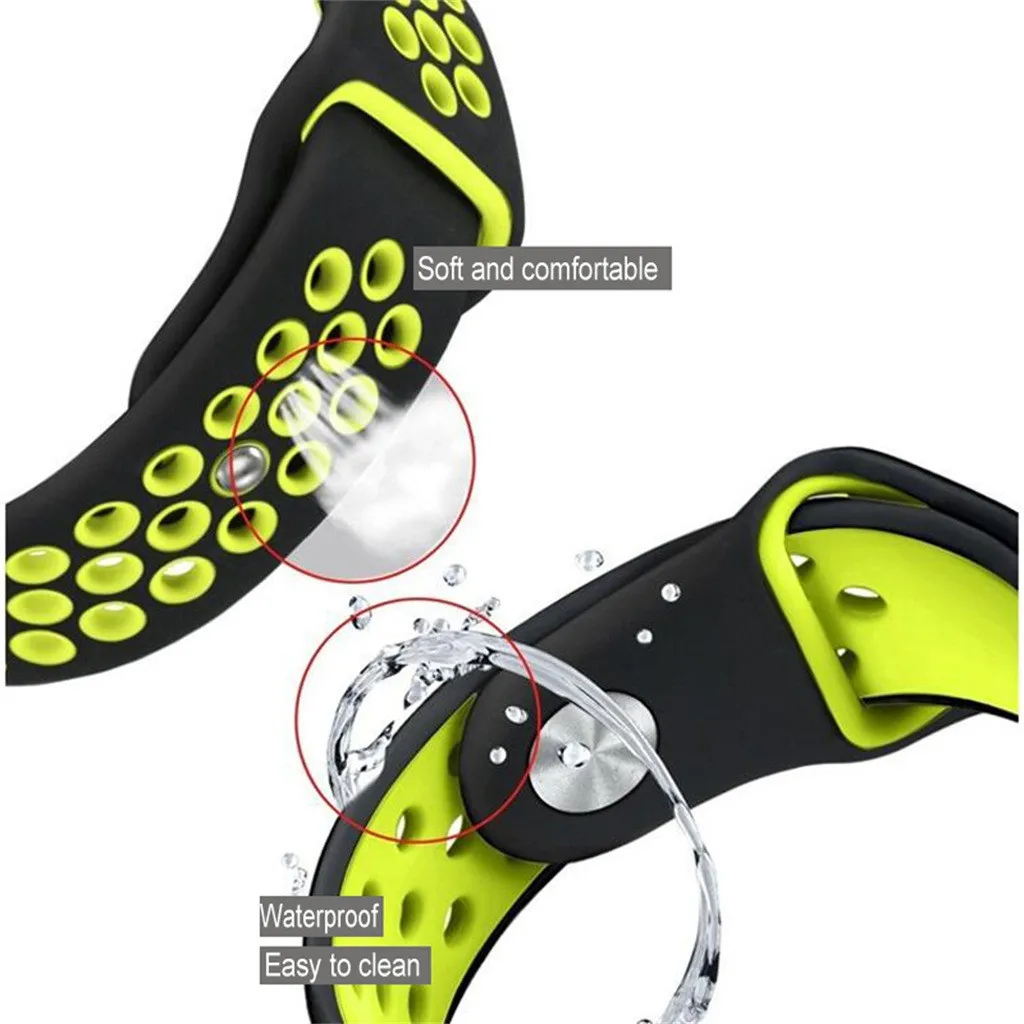 Силиконовые спортивные сменные часы ремешок на запястье для huawei Часы GT2 46 мм