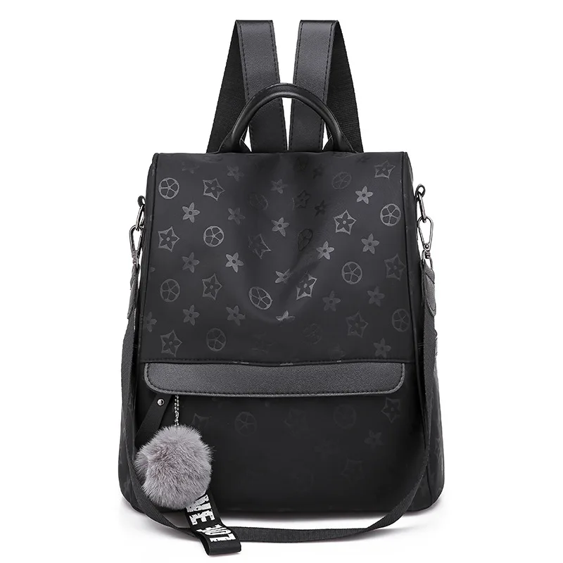 Рюкзак женский корейский стиль стиль оксфордская ткань с надписью большой емкости школьный рюкзак противоугонное плечо двойного назначения Bac