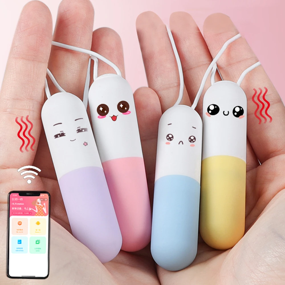 Bluetooth Bullet Vibrators APP Wireless Control G spot Vibrating Eggs 10 Speeds Dildo Vibrator Adult