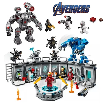 

Avengers Endgame Iron Man Hall Of Armour Building Blocks Compatible Lepining Kid Toys For Children