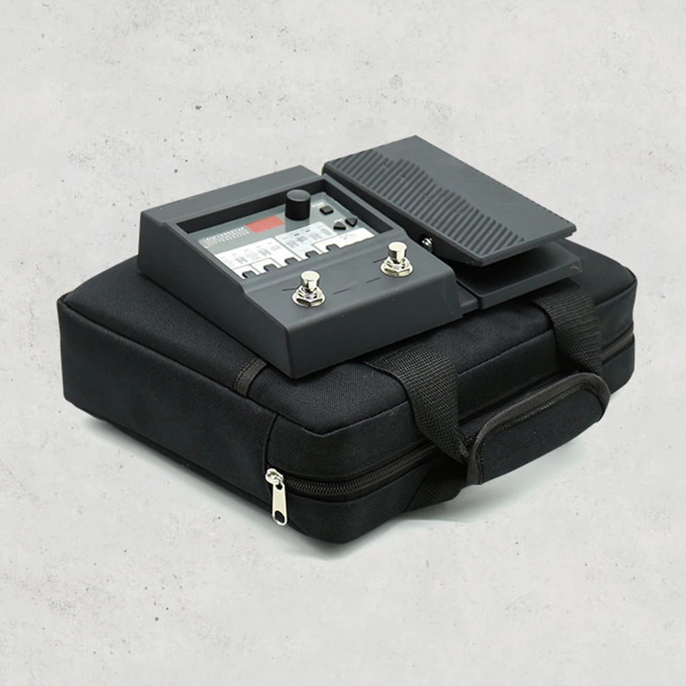 

Portable Waterproof Oxford Cloth Guitar Pedal Board Bag Case Black Effects Pedal Storage Holder for Various Effects