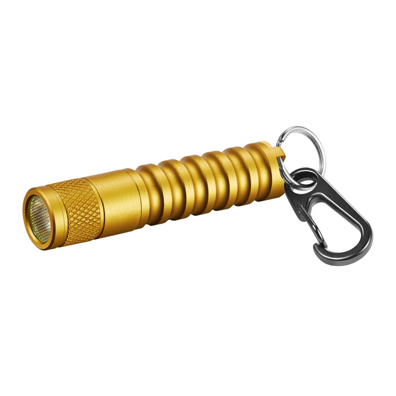Gold Lumintop EDC01 XP-G3(R5) 120LM 3 режима Мини-светильник-вспышка EDC брелок Светильник водонепроницаемый уличный походный портативный карманный светодиодный фонарь - Испускаемый цвет: Gold