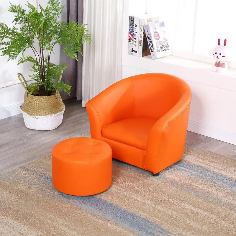 Children's Cartoon Single Mini Sofa Leather Seat Male Girl Kindergarten Lovely Cartoon Baby Small Sofa Chair - Цвет: Model 10