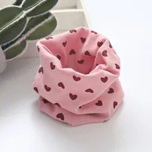 Осень-зима детские слюнявчики детский хлопковый шарф для девочек, для мальчиков шарфы с героями мультфильмов ребенок воротник-хомут с круглым воротником для мальчиков и девочек волшебный шейный платок