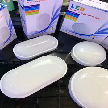 

Round Oval Shape 16W 20W LED Wall LED Moisture proof lamp Surface mounted for Outdoor Garden Bathroom light