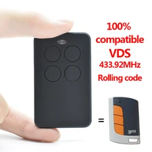 Vds garagem portão porta controle remoto 433mhz vds trq p, ECO-R transmissor 433.92mhz rolamento código abridor de comando garagem
