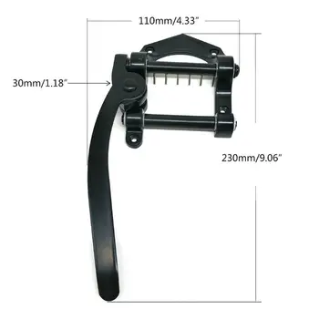 

New Horseshoe B5 Style Tailpiece Tremolo Unit Vibrato for Electric Guitar
