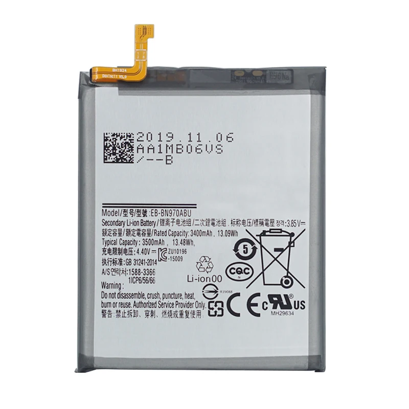 3500 мАч батарея EB BN970ABU для Galaxy Note 10 X Note10 аутентичная телефона +