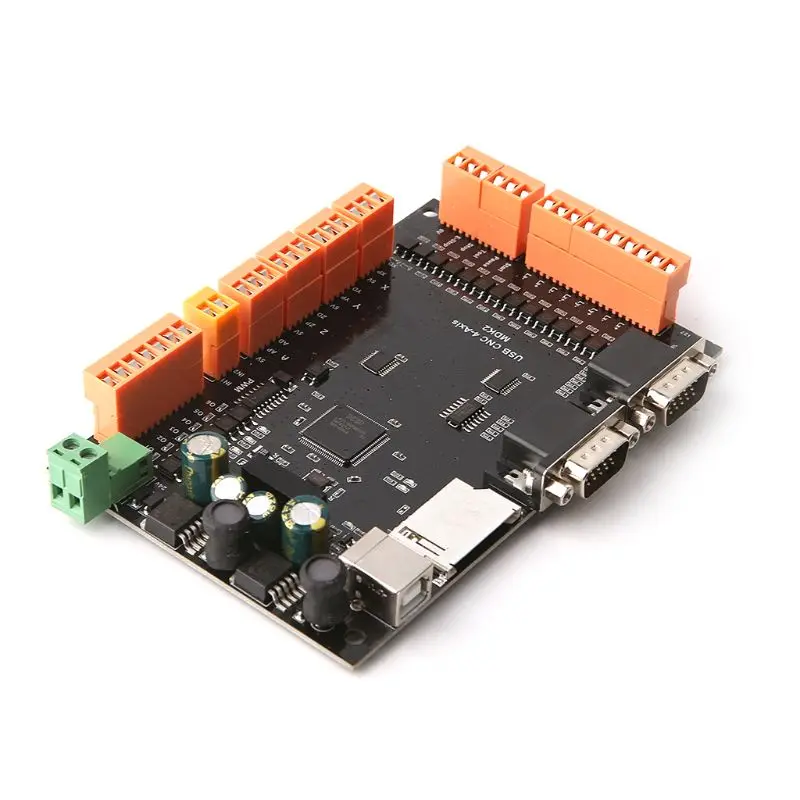 1 комплект ЧПУ USB 4 оси шагового двигателя контроллер коммутационная плата с MPG интерфейс драйвер контроллер движения