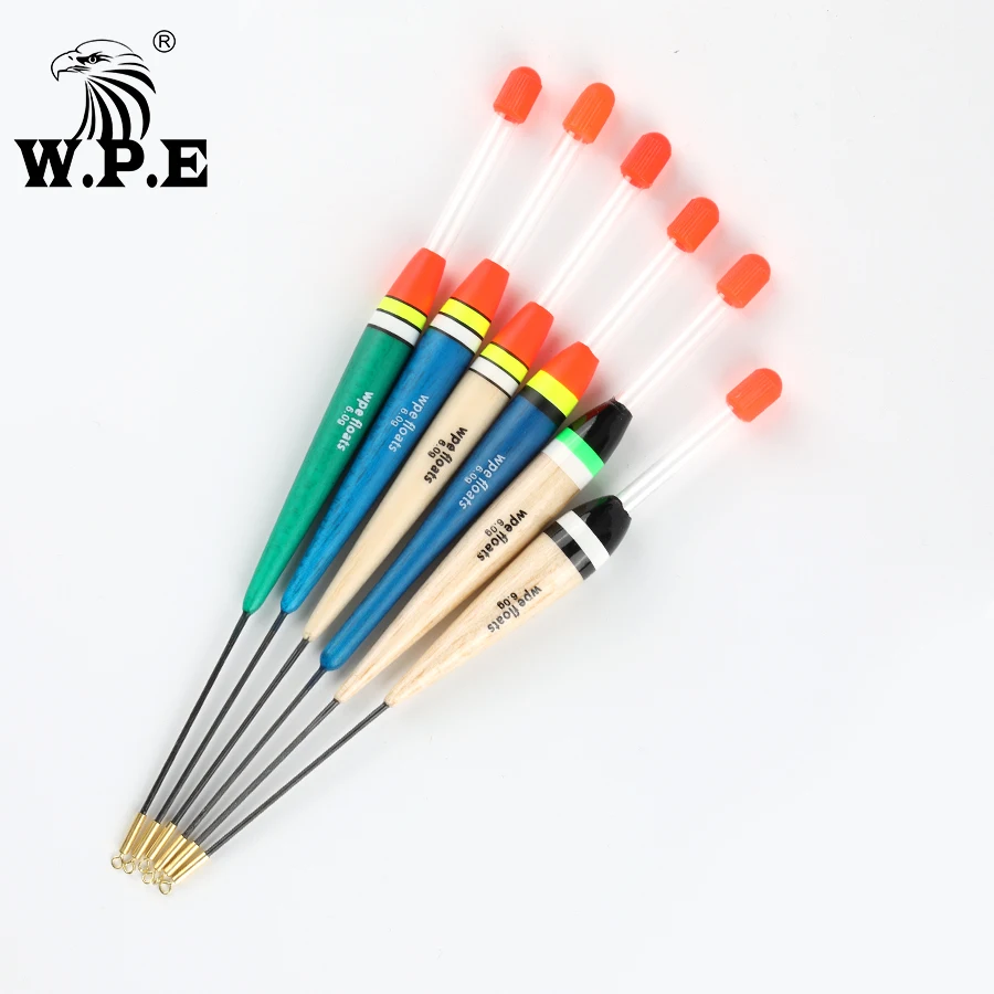 

W.P.E Fishing Float 5pcs/pack Barguzinsky Fir Float 6g 18-22cm Carp Fishing Float Vertical Buoy Float Fishing Tackle Bobber