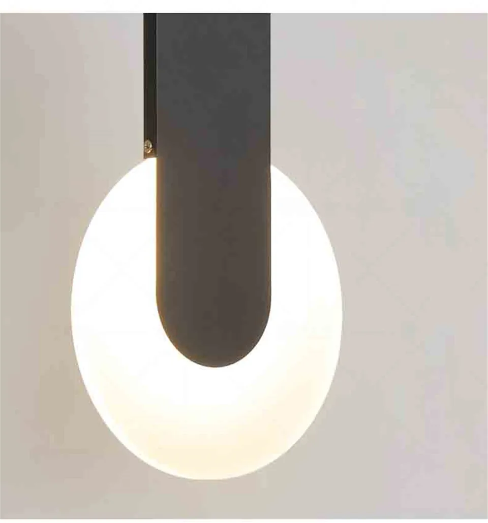 Nordic Modern Iron PVC LED Pendant Lights Lighting Home Decor Pendant Lamp Dining Living Room Bedroom Bedside Hanging Lamp