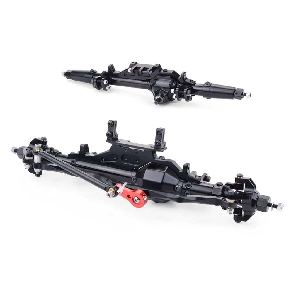 

Aluminum Alloy Front & Rear Axle Kit for Axial RR10 WRAITH 90018 90045 RR10 90048 90053 1/10 Climbing Car Accessory