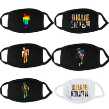 Модная маска для папы Billie Eilish для поклонников женщин, мужчин и девочек, хлопковая маска, Пылезащитная, теплая, для концертов, издание, Обложка, альбом, активность