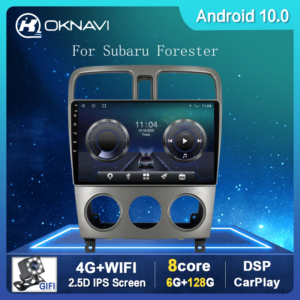 

Android 10.0 Car Radio Multimedia Player For Subaru Forester 2004 2005 2006 2007 2008 Carplay GPS Bluetooth Navigation Stereo