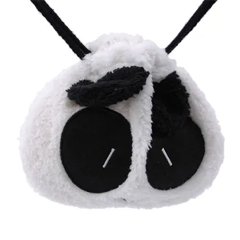 

Women Cosmetic Bag Cute Panda Pouch Makeup Drawstring Bag Multifunctional Purse Soft Pouch Travel Organizer