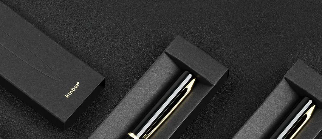 New Xiaomi Kinbor flow jinnhua signature pen Lightly screw out the pen metal texture for offical work