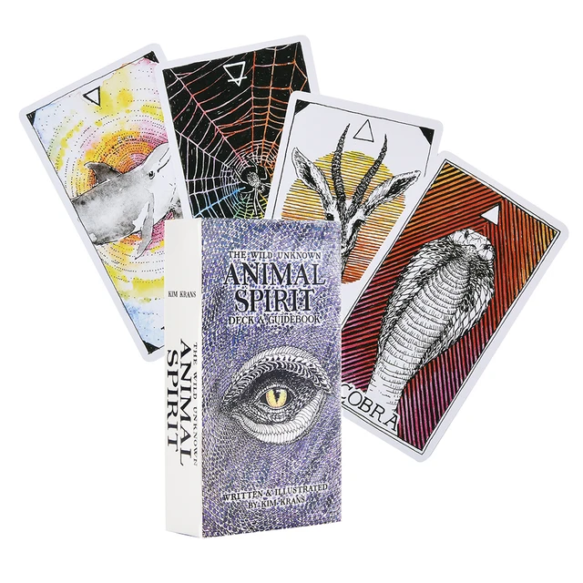The Wild Unknown Animal Spirit Deck Tarot Oracle Cards Deck Tarot Card Reading Guide Kim Krans Divination 3