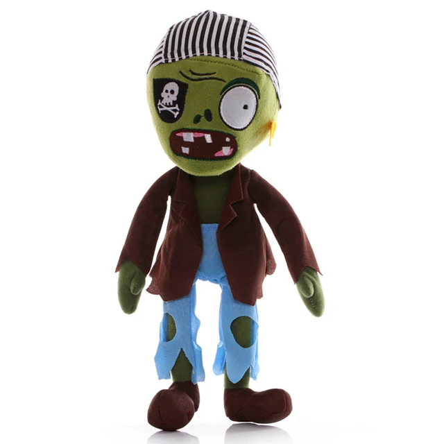 New 30CM Plants VS Zombies Anime Figure Conehead Zombie Newspaper