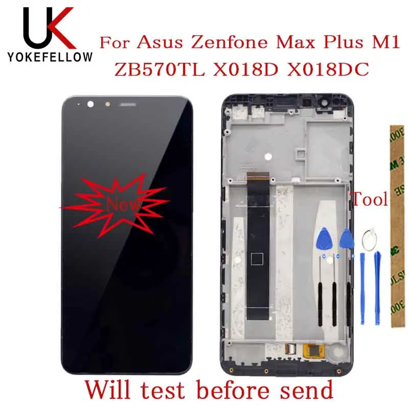 

Good Quality LCD For Asus Zenfone Max Plus M1 ZB570TL X018D X018DC LCD Display With Touch Screen Sensor Complete Assembly