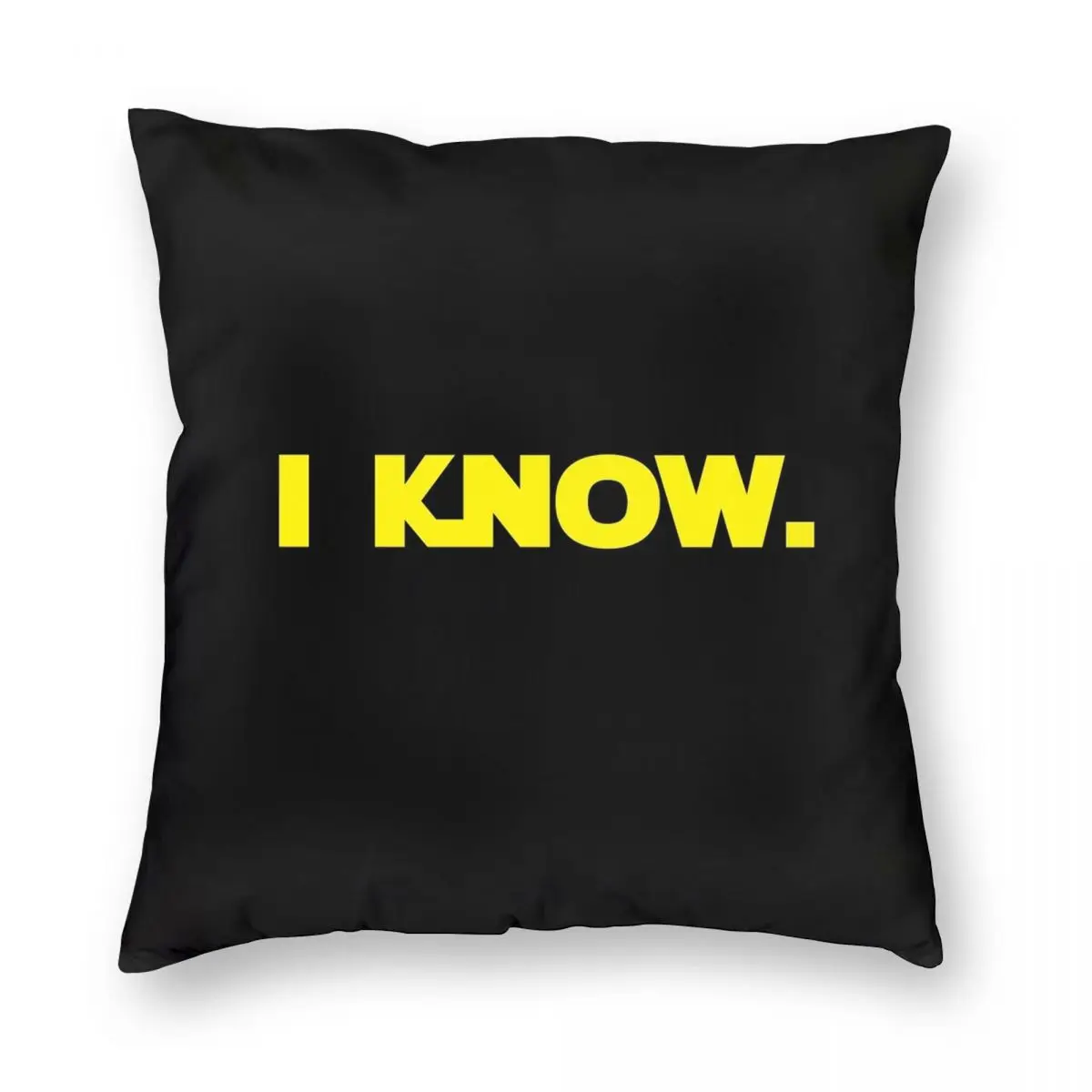 

I Love You. I Know. I Know Version Pillowcase Polyester Linen Velvet Printed Zip Decor Throw Pillow Case Room Cushion Cover 18"
