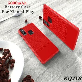 

KQJYS 5000mAh Backup Mobile Power Charging Case For XiaomiMi Play Portable Shockproof Battery Charging Cover For Xiaomi Mi Play