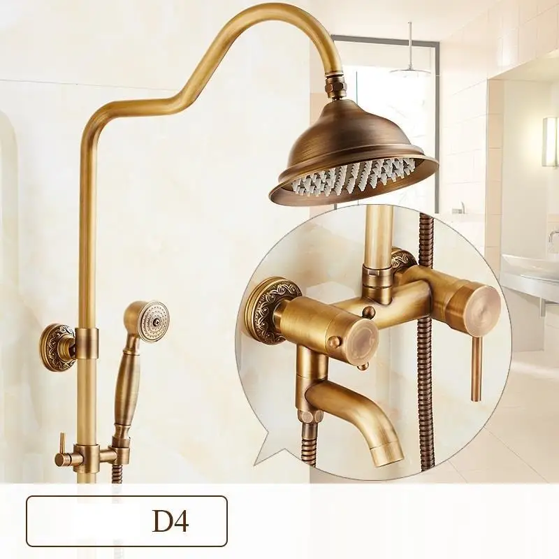 Bain Colonne Douche Doucheset Conjunto Regadera De timna Prysznic ванная комната Eletrico Ducha Chuveiro Do Banheiro душевой набор - Color: Version N