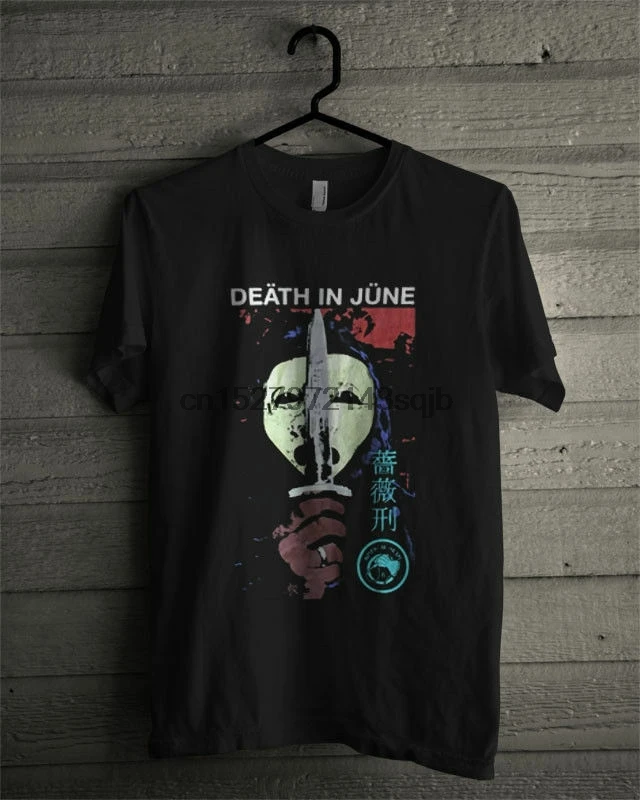 Винтажная футболка с надписью "Death In June"