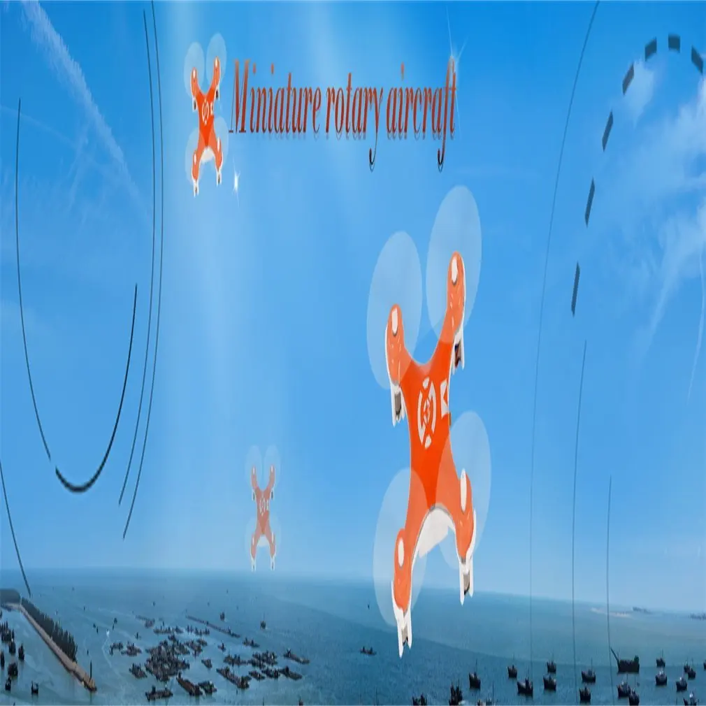 RC Quadcopter 4CH 2.4GHz Headless Mode Drone Orange for Cheerson CX-10 Exquisitely Designed Durable