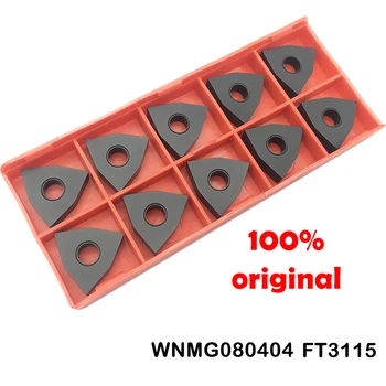 

10pcs 100% Original WNMG080404 FT3115 High Quality Carbide Inserts External Turning Tool Lathe Processing Cast Iron