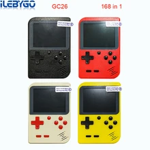 Ilebygo 2,8 дюймов TFT ретро портативный мини-игровой плеер 8 бит FC игровая консоль с 168 играми для ребенка Ностальгический плеер