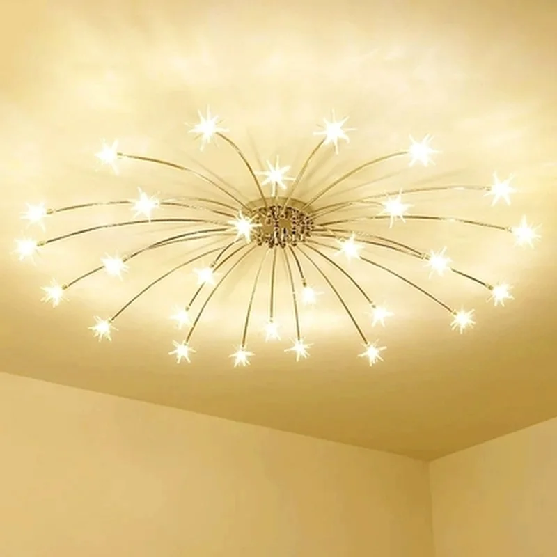 Creative Chandelier Ceiling Bedroom Living Room Modern Lighting Fixture G4 Star Fixtures lustre LED For Children | Лампы и освещение