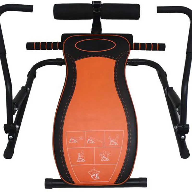 Multifunctional Home Folding Fitness Equipment Abdominal Rowing Machine Sit-up Board Plastic Exercise Weight Loss