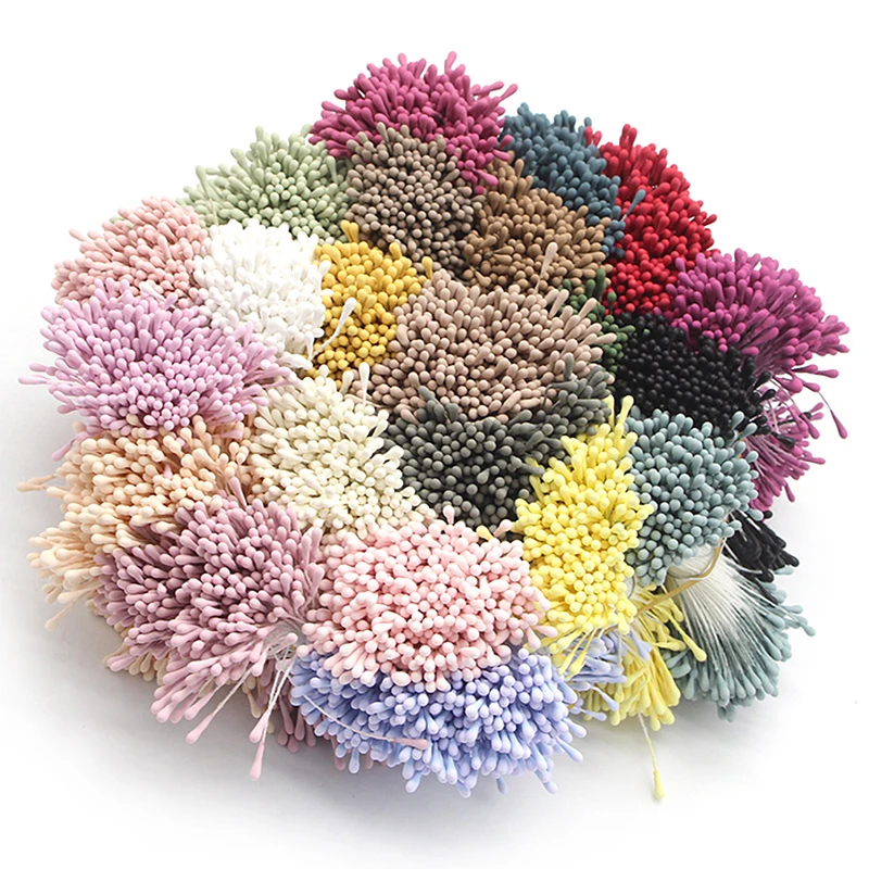 Искусственный цветок ручной работы материал матовые тычинки для свадьбы Скрапбукинг Ремесло художественные аксессуары