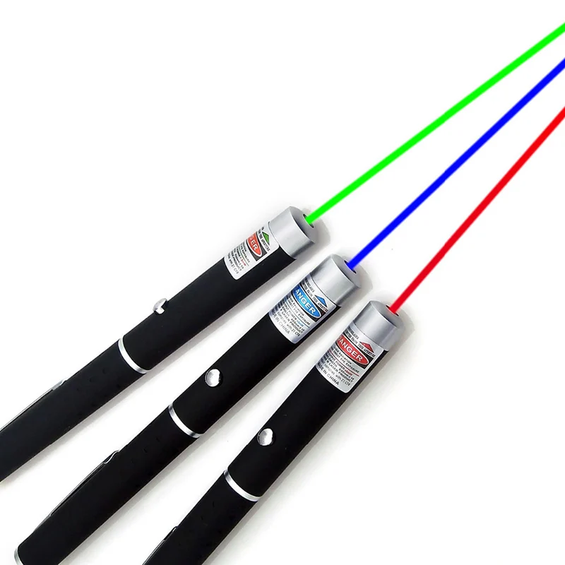Лазерный прицел 5 мВт Высокая ручка Lazer 530Nm 650Nm мощность точка синий МОЩНЫЙ СВЕТИЛЬНИК измеритель 405Nm зеленый красный# ED - Цвет: Three Color