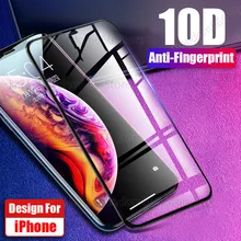 10D Защитное стекло для iPhone 8 7 6 6S Plus стекло для Apple iPhone X XS MAX XR Защитная пленка для экрана на iPhone 11 Pro Max
