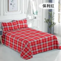 WOSTAR Bohemian retro plaid bed sheet set and pillowcase soft cozy home textile luxury bedding single double queen king size 2