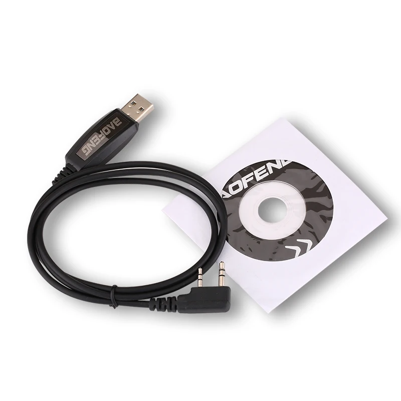 Baofeng Programming Cable USB Driver CD For UV5RE UV5R Pofung UV 5R uv5r 888S UV-82 UV-9R Two Way Radio Walkie Talkie Program