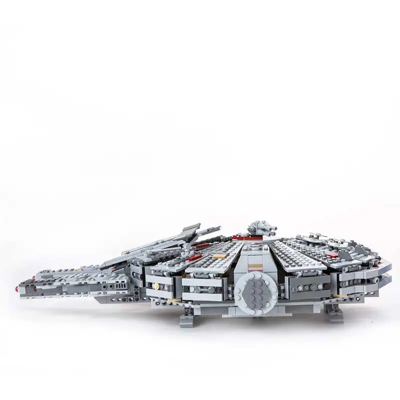 Новинка 1381 шт БЛОКИ Star Wars Millenaries Сокол Орел Alpinia Oxyphylla Детские сборные строительные блоки игрушки 05007